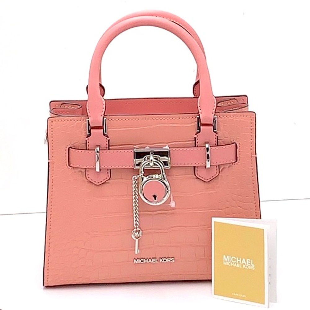 MICHAEL KORS
Hamilton Small Crocodile Embossed Faux
Leather Satchel
PRIMROSE - Picture 1 of 13